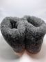 Geen merknaam Schapenwollen sloffen grijs 100% natuurproduct comfortabele nieuwe luxe sloffen direct leverbaar handgemaakt sheep wool shuffle woolen slippers schoen pantoffels warmers slof - Thumbnail 2