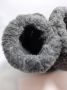 Geen merknaam Schapenwollen sloffen grijs 100% natuurproduct comfortabele nieuwe luxe sloffen direct leverbaar handgemaakt sheep wool shuffle woolen slippers schoen pantoffels warmers slof - Thumbnail 3