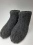 Geen merknaam Schapenwollen sloffen zwart warm wol sloffen sloffen sheep wool shuffle woolen slippers schoen pantoffels warmers slof - Thumbnail 2