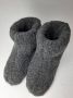 Geen merknaam Schapenwollen sloffen zwart warm wol sloffen sloffen sheep wool shuffle woolen slippers schoen pantoffels warmers slof - Thumbnail 3