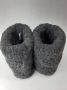 Geen merknaam Schapenwollen sloffen zwart warm wol sloffen sloffen sheep wool shuffle woolen slippers schoen pantoffels warmers slof - Thumbnail 6