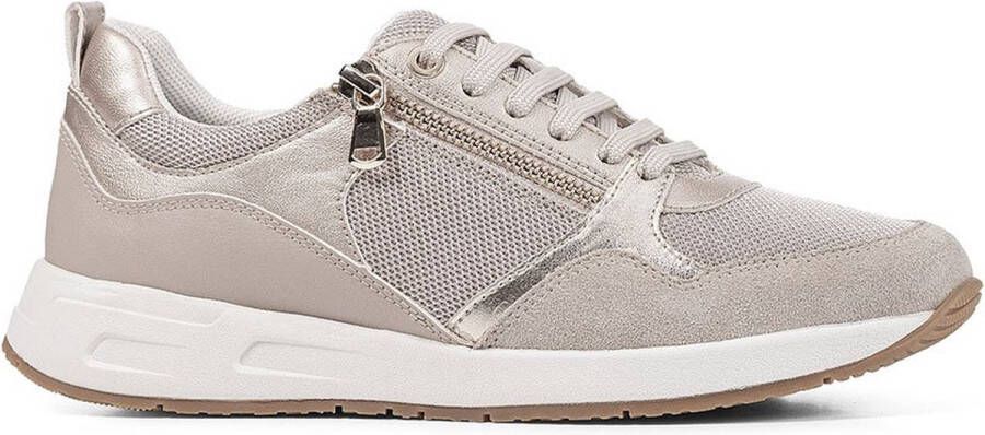 GEOX BULMYA DAMES Sneakers LICHTGOUD BEIGE