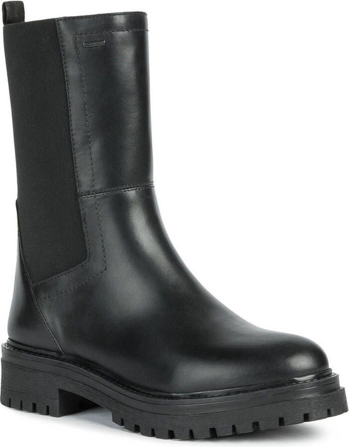 Geox Stijlvolle Veterschoenen voor Black