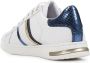GEOX D JAYSEN vrouwen Sneakers wit navy - Thumbnail 6