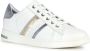 GEOX D JAYSEN vrouwen Sneakers wit silver - Thumbnail 2