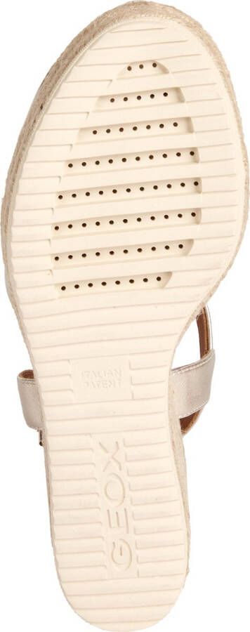 GEOX PONZA DAMES Sandalen LICHT GOUD - Foto 9