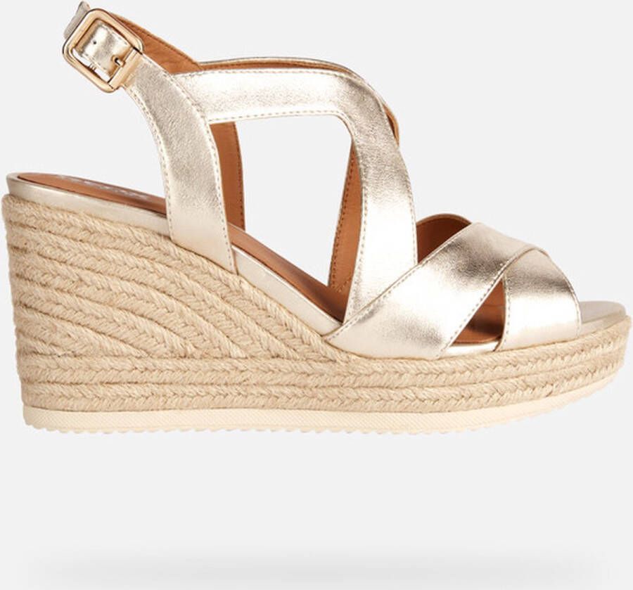 GEOX PONZA DAMES Sandalen LICHT GOUD - Foto 11