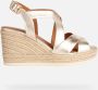 GEOX PONZA DAMES Sandalen LICHT GOUD - Thumbnail 11