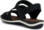 GEOX D SANDAL VEGA vrouwen Sandalen zwart - Thumbnail 4