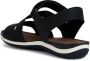 GEOX D SANDAL VEGA vrouwen Sandalen zwart - Thumbnail 3