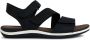 GEOX D SANDAL VEGA vrouwen Sandalen zwart - Thumbnail 5