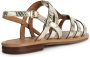 Geox Stijlvolle platte sandalen voor vrouwen Yellow Dames - Thumbnail 4