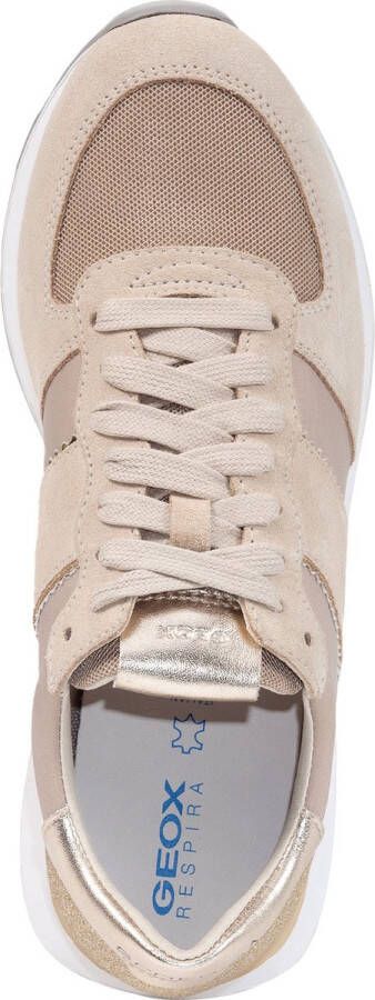 GEOX D SPHERICA VSERIES vrouwen Sneakers taupe goud