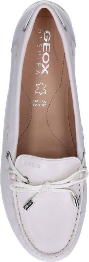 GEOX D VEGA MOC vrouwen Mocassins uit wit