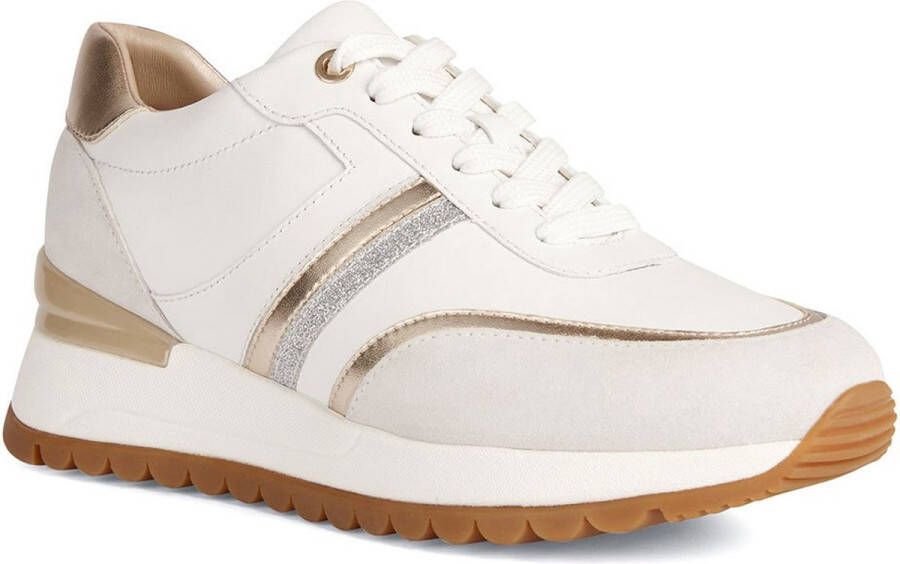 GEOX D3500A Volwassenen Lage sneakersDames sneakers Wit beige - Foto 5