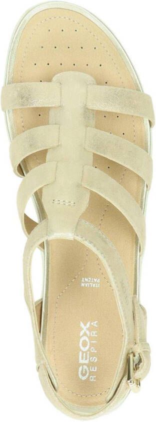 GEOX D72R6A Platte sandalenDames Sandalen Wit beige