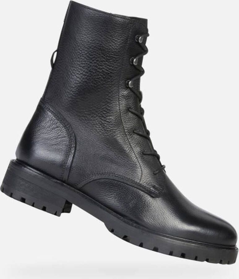 GEOX Hoara dames veterboot Zwart
