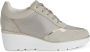 GEOX Ilde Sneakers Light Taupe Beige Dames - Thumbnail 4