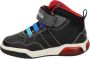 GEOX J inek sneakers zwart Imitatieleer Heren - Thumbnail 7