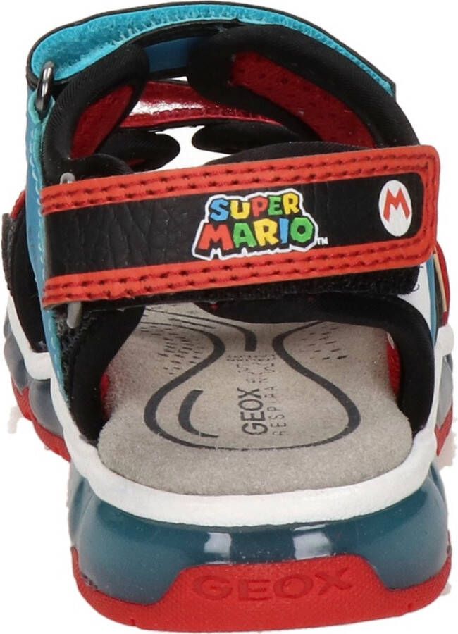 GEOX J S Android Supermario jongens sandaal Zwart