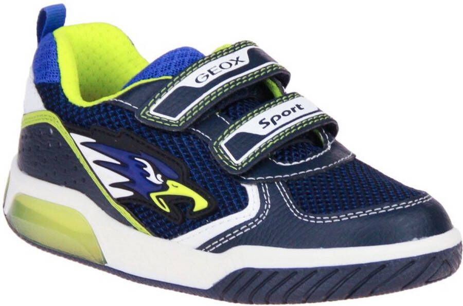 GEOX j159cb klittenbandschoenen jongens blauw c0749 navy lime - Foto 8