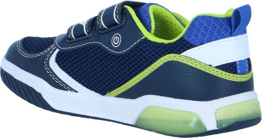 GEOX j159cb klittenbandschoenen jongens blauw c0749 navy lime - Foto 4