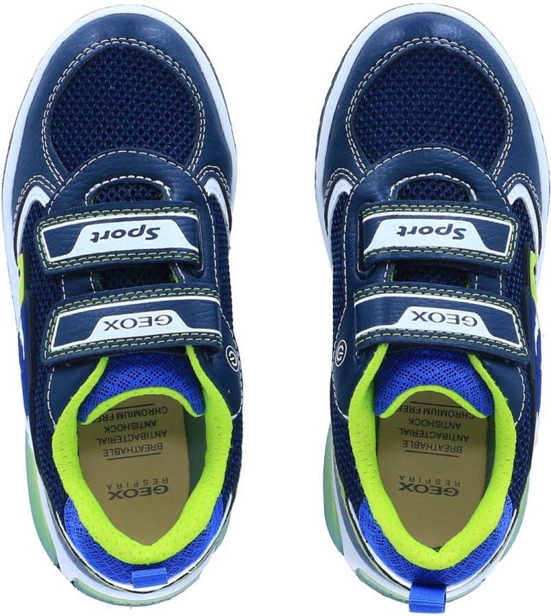GEOX j159cb klittenbandschoenen jongens blauw c0749 navy lime - Foto 11