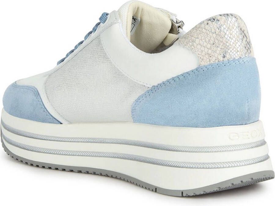 Geox Casual Sneakers voor Mannen en Vrouwen Blue Dames - Foto 4