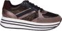 GEOX Kency Sneakers Dames Bronze Dark Beige - Thumbnail 4