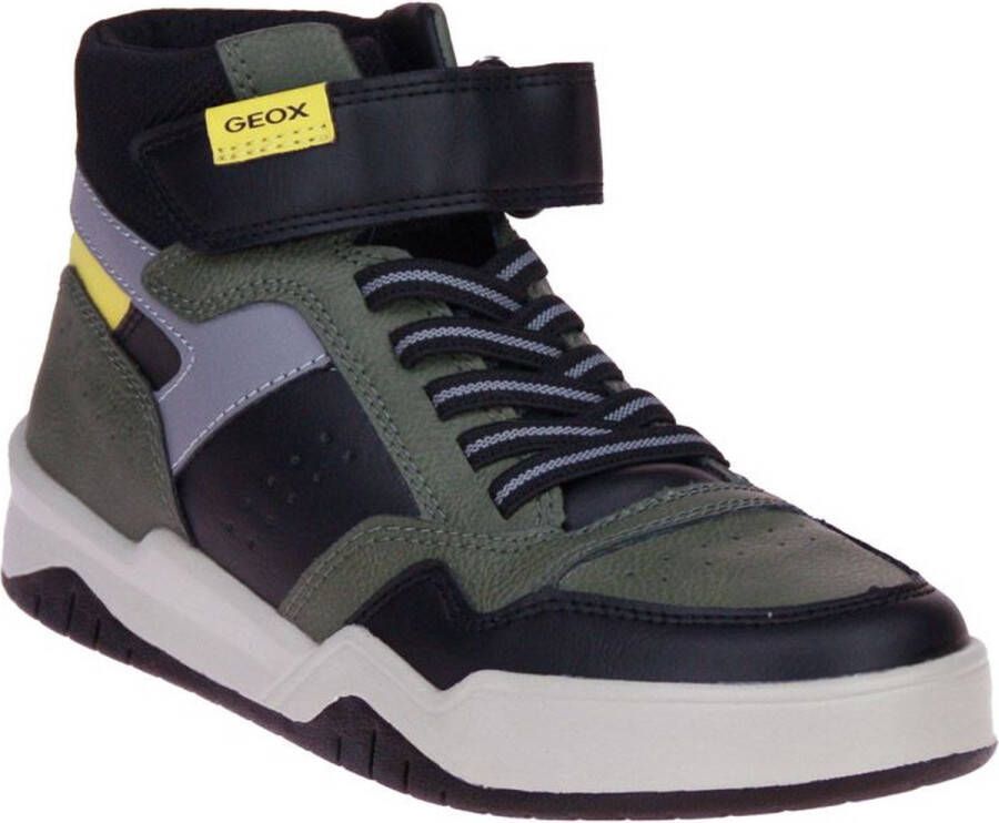GEOX Perth hoge jongens sneakers Groen