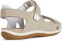 Geox Sandalen in taupe in glanzende look model 'VEGA' - Thumbnail 6