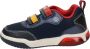 GEOX J Inek Boy jongens sneaker Blauw multi - Thumbnail 10