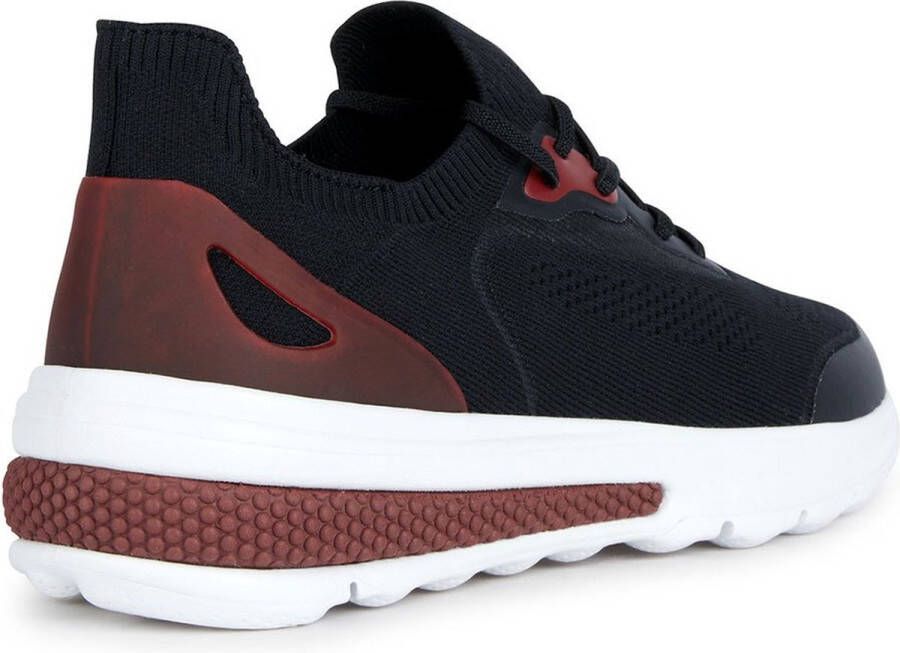 GEOX Spherica Actif A Schoenen Black Red Heren - Foto 6