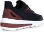 GEOX Spherica Actif A Schoenen Black Red Heren - Thumbnail 6