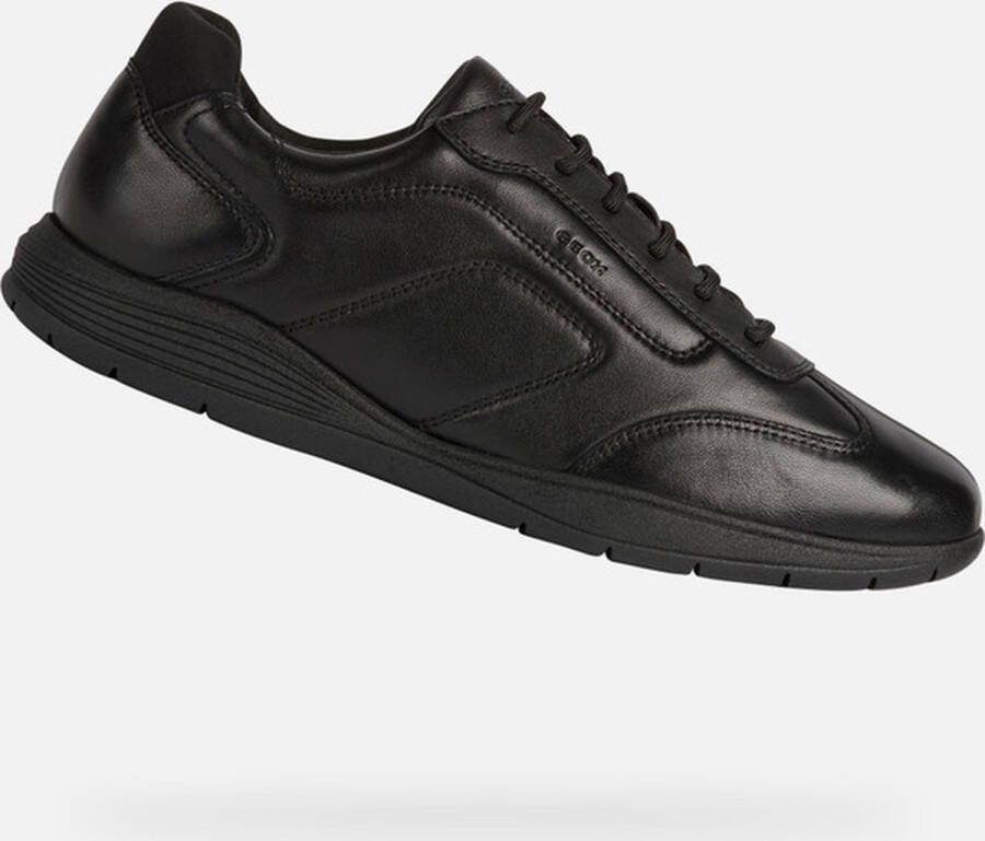 GEOX Spherica Herenschoenen Sportschoenen Sneakers Zwaart