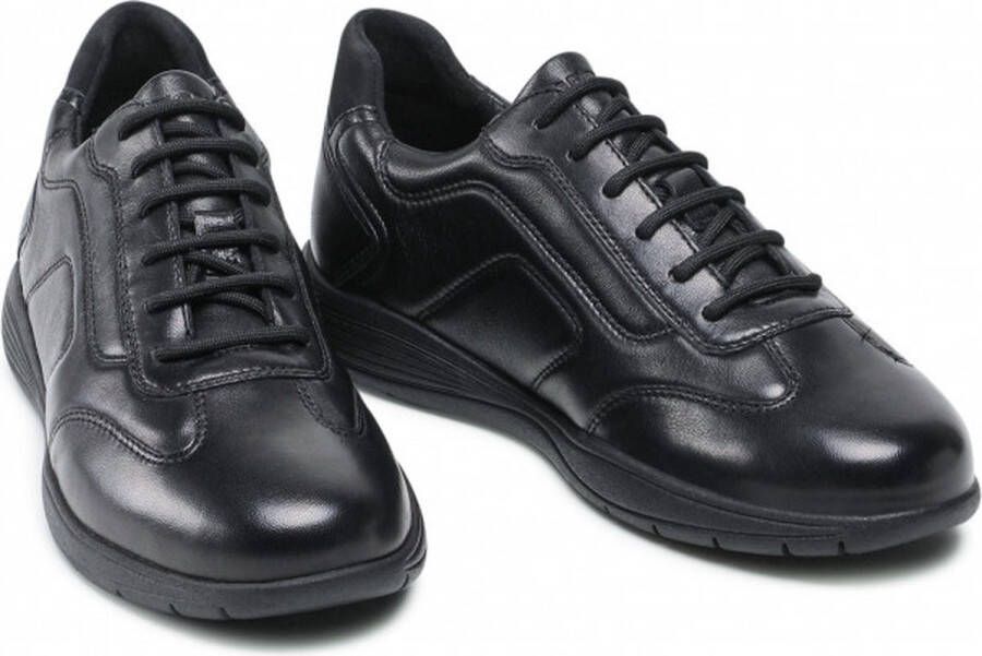 GEOX Spherica Herenschoenen Sportschoenen Sneakers Zwaart