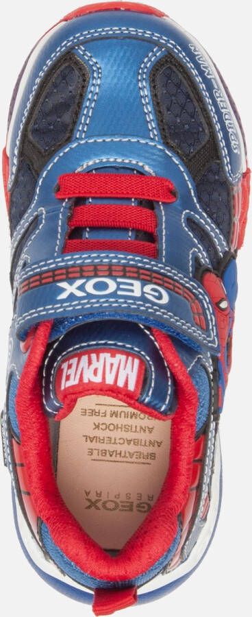 GEOX Spiderman sneakers blauw Imitatieleer 82221 Heren