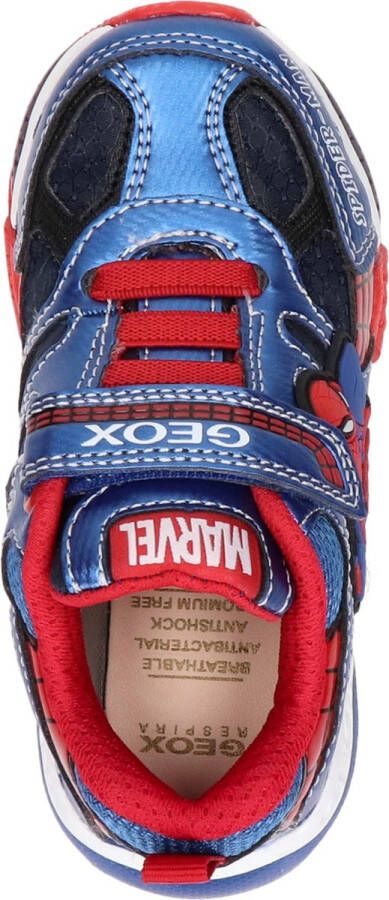 GEOX Spiderman sneakers blauw Imitatieleer 82221 Heren