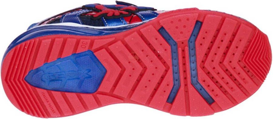 GEOX Spiderman sneakers blauw Imitatieleer 82221 Heren
