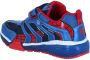 Geox Bayonyc Spider-Man sneakers met lichtjes blauw rood - Thumbnail 10
