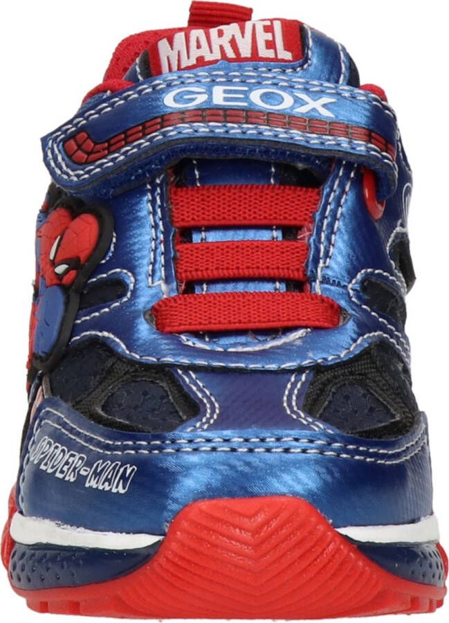 Geox Bayonyc Spider-Man sneakers met lichtjes blauw rood - Foto 6