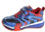 Geox Bayonyc Spider-Man sneakers met lichtjes blauw rood - Thumbnail 7