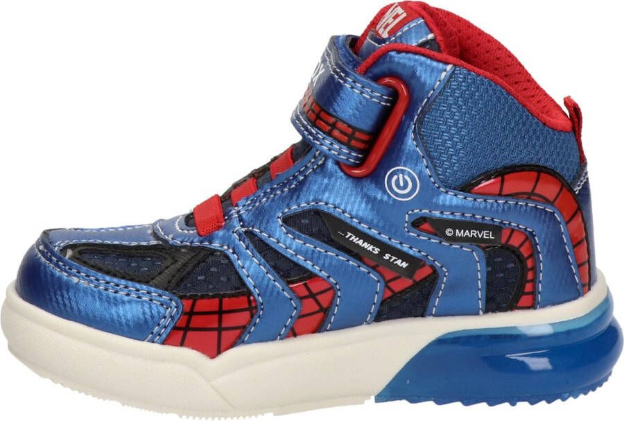 GEOX Spiderman sneakers blauw Imitatieleer 82316 Heren