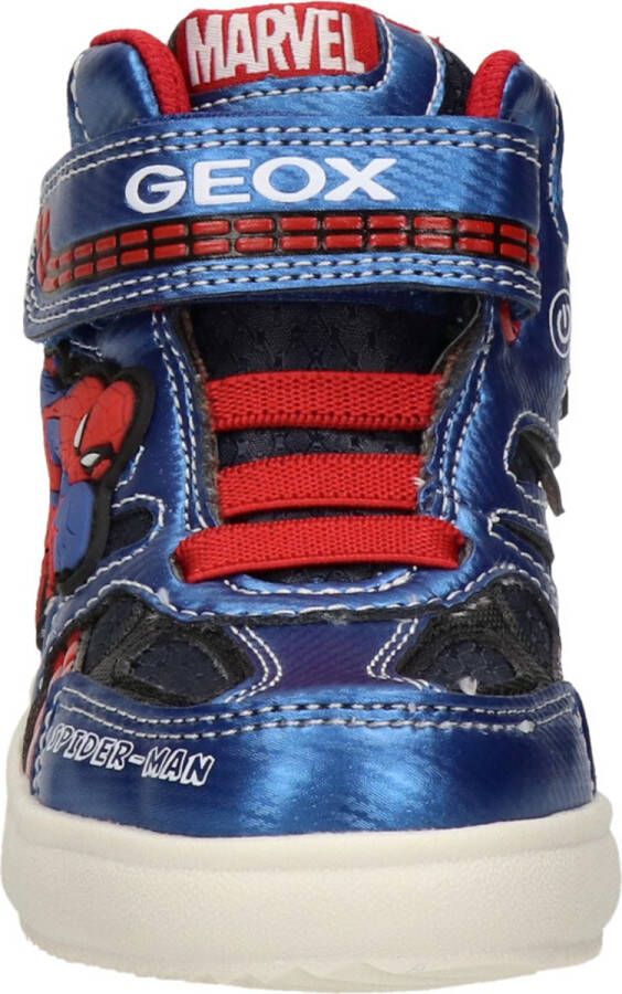 GEOX Spiderman sneakers blauw Imitatieleer 82316 Heren