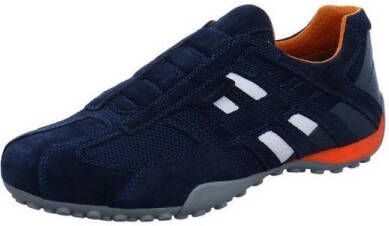 GEOX suede lederen instapper SNAKE navy
