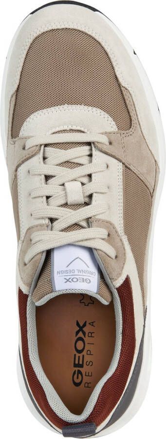 GEOX U RADENTE mannen Sneakers zand beige