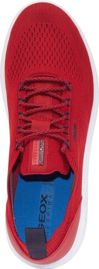 GEOX U Spherica Heren Sneakers Rood