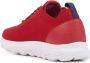 Geox Rode Casual Textiel Sneakers Red Heren - Thumbnail 8