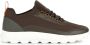 Geox Casual Khaki Textiel Sneakers Green Heren - Thumbnail 8