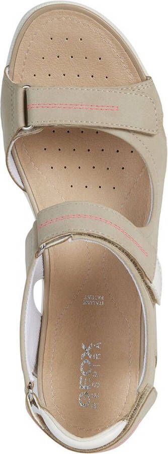 Geox Sandalen in taupe in glanzende look model 'VEGA' - Foto 8